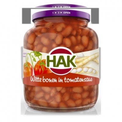 Hak Witte bonen in tomatensaus